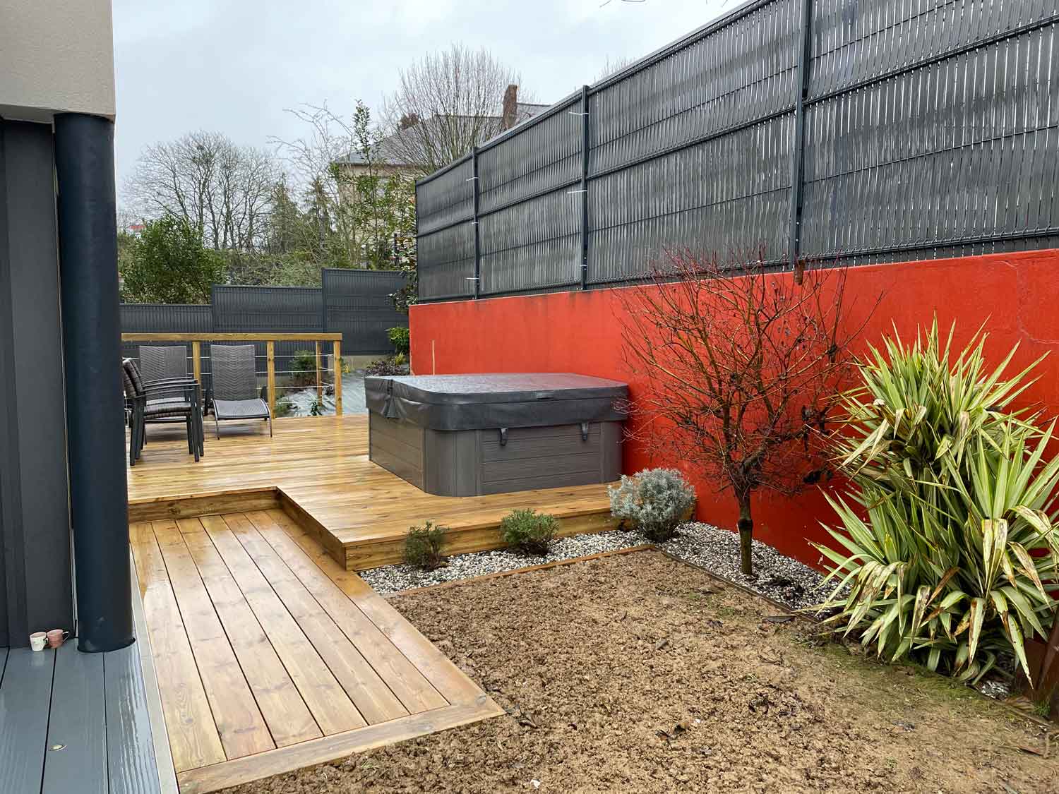 aménagement jardin Vern sur Seiche