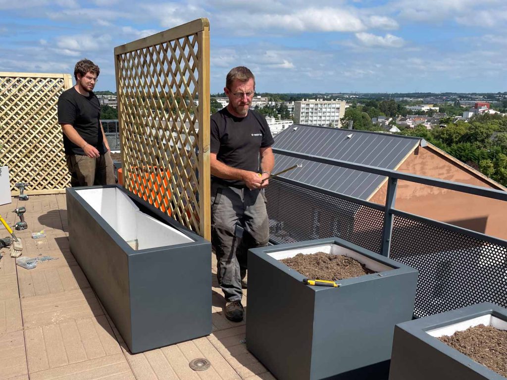 aménagement rooftop Rennes