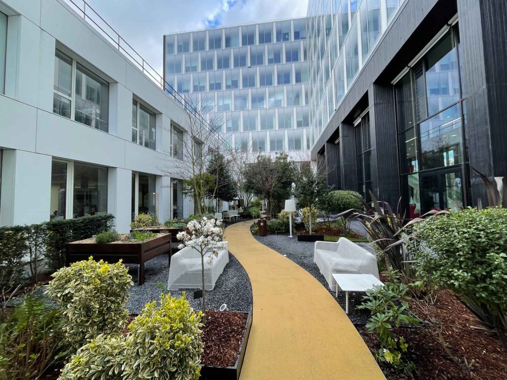 création espace vert allée Rennes